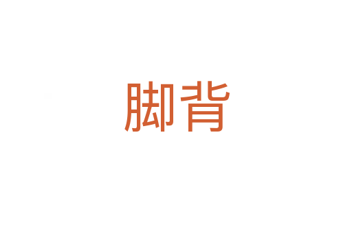脚背