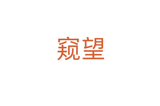 窥望