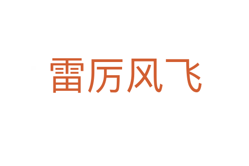 雷厉风飞