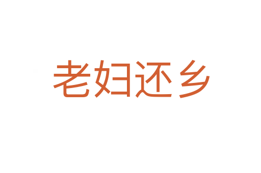 老妇还乡