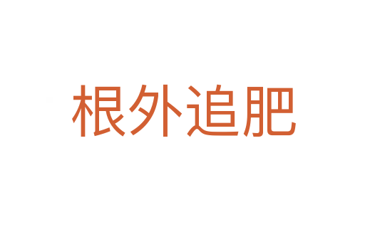 根外追肥