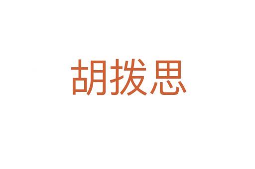 胡拨思