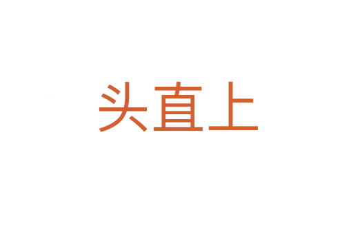 头直上
