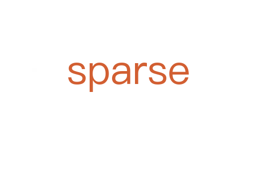 sparse