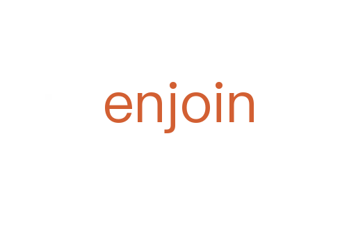 enjoin