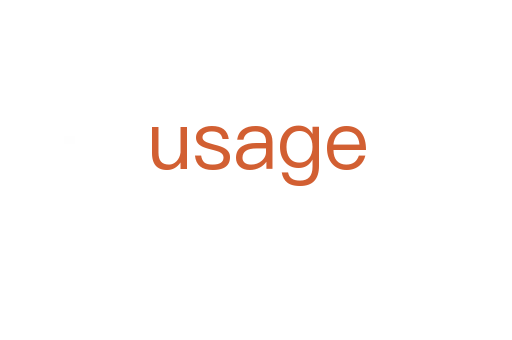 usage