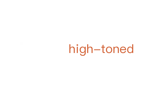 high-toned