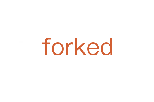forked