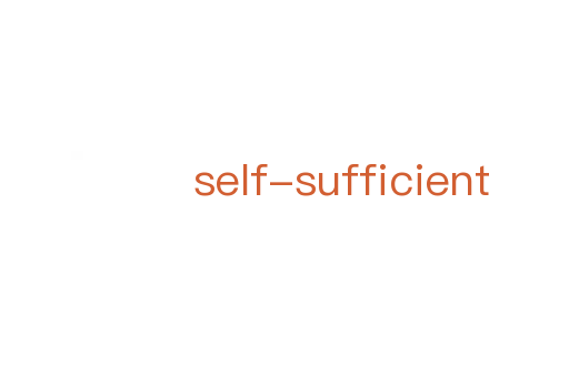 self-sufficient