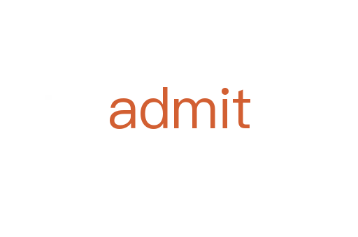 admit