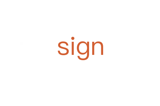 sign